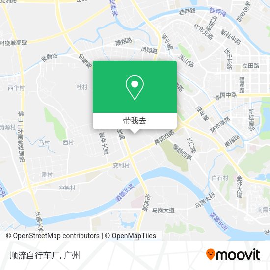 顺流自行车厂地图