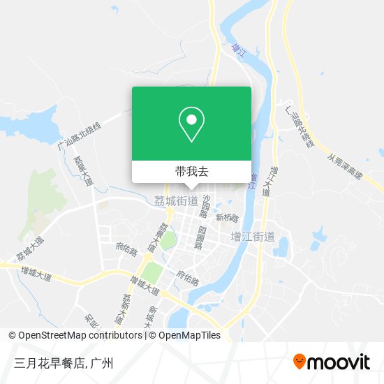 三月花早餐店地图