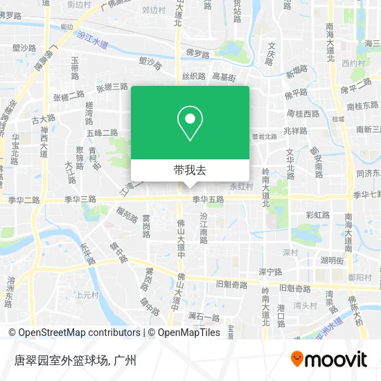唐翠园室外篮球场地图