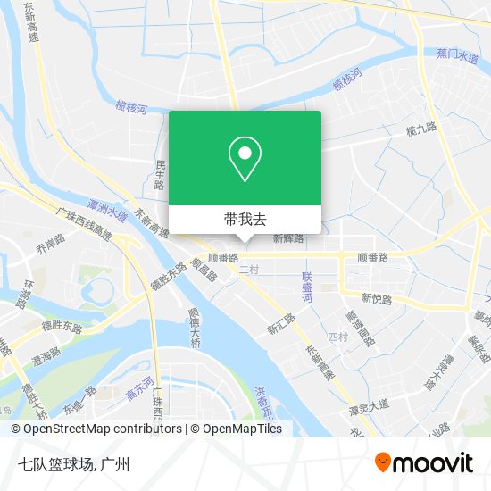 七队篮球场地图