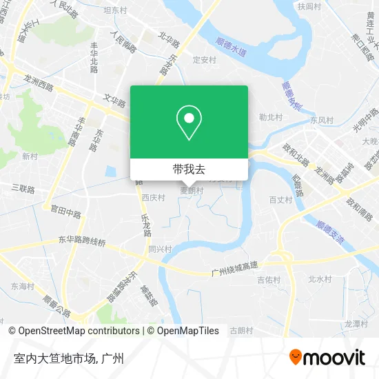 室内大笪地市场地图