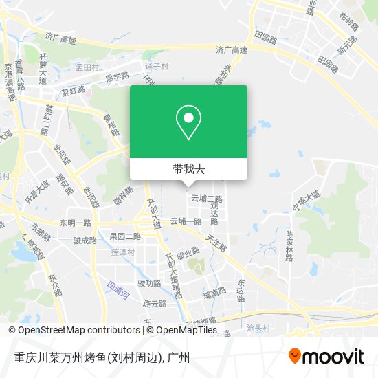 重庆川菜万州烤鱼(刘村周边)地图