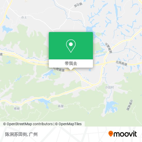 陈洞苏田街地图