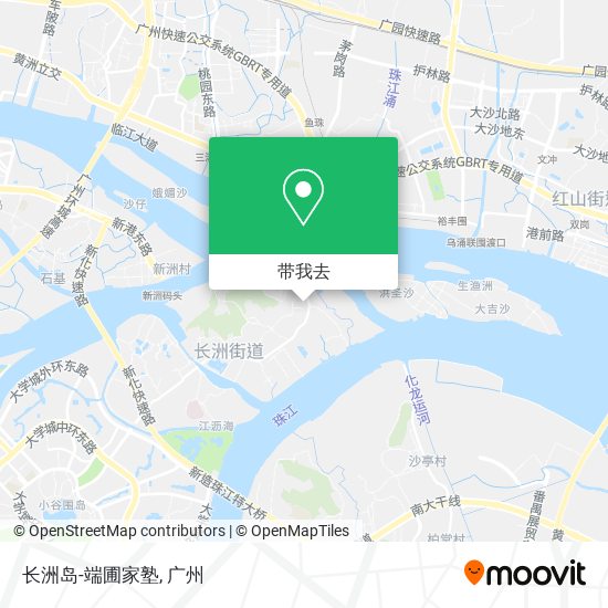 长洲岛-端圃家塾地图