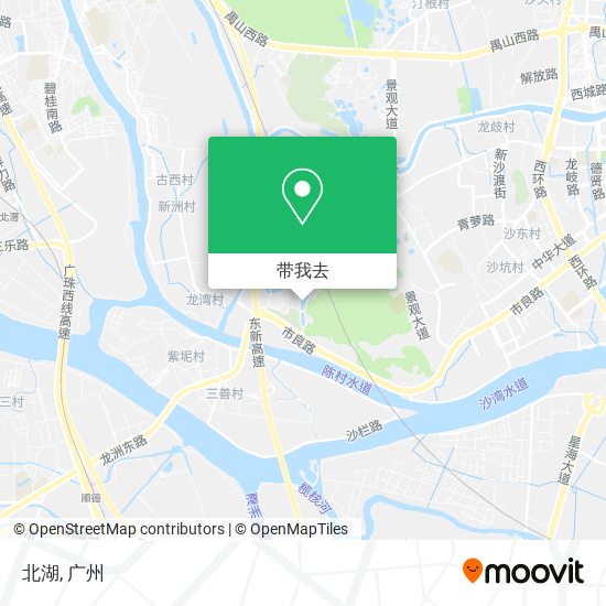 北湖地图