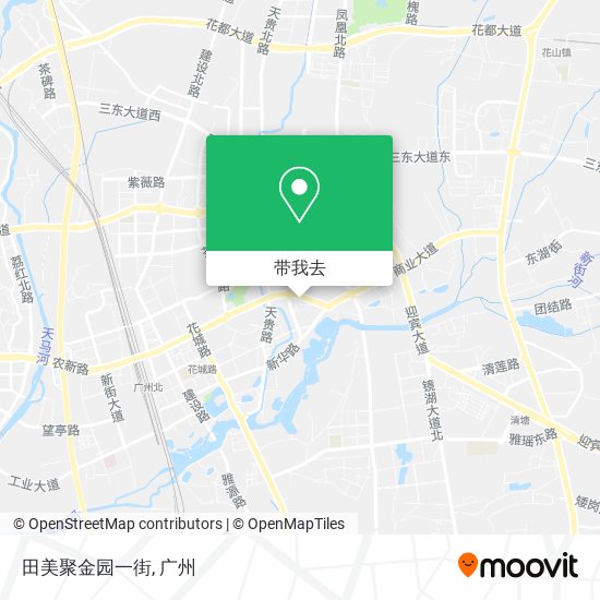 田美聚金园一街地图