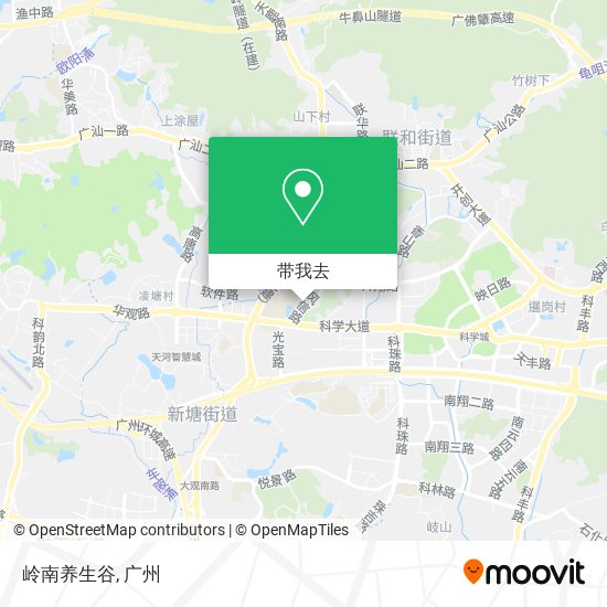 岭南养生谷地图