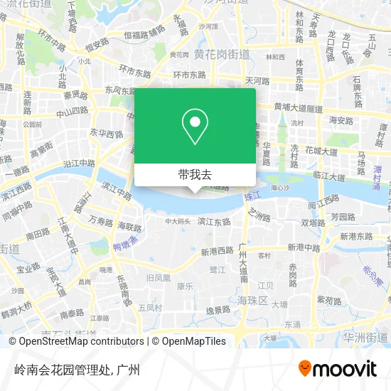 岭南会花园管理处地图