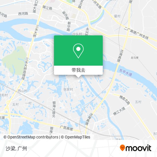 沙梁地图