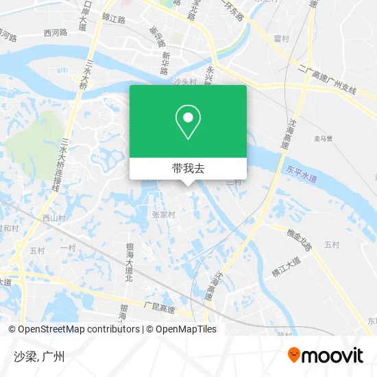 沙梁地图