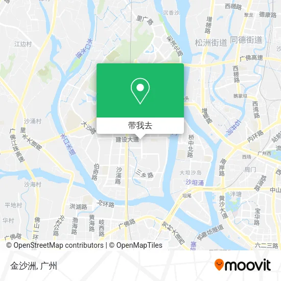 金沙洲地图
