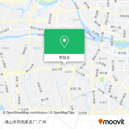 佛山市邦杰家具厂地图