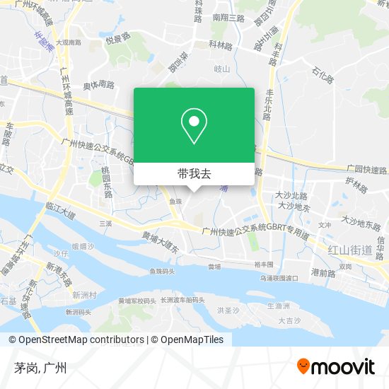 茅岗地图