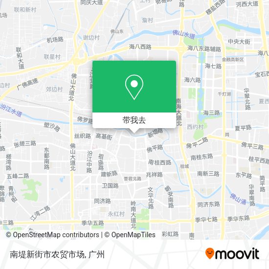 南堤新街市农贸市场地图