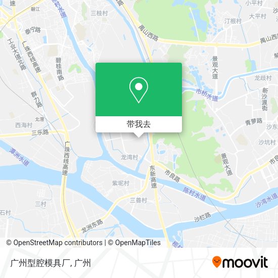 广州型腔模具厂地图
