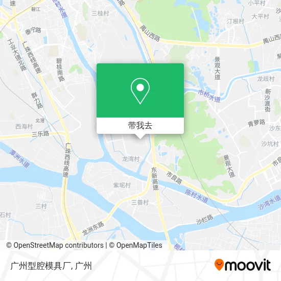 广州型腔模具厂地图