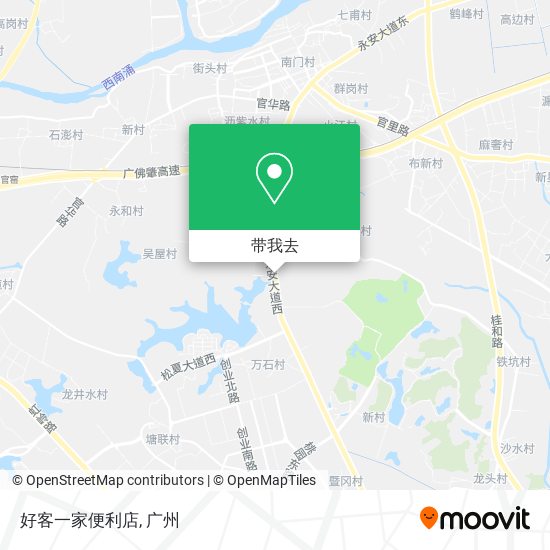 好客一家便利店地图