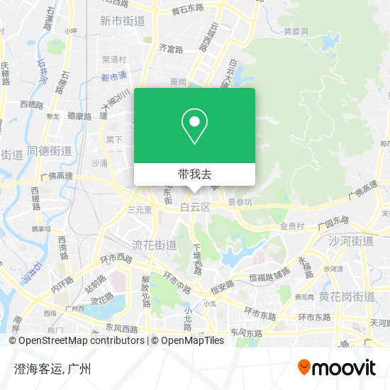 澄海客运地图