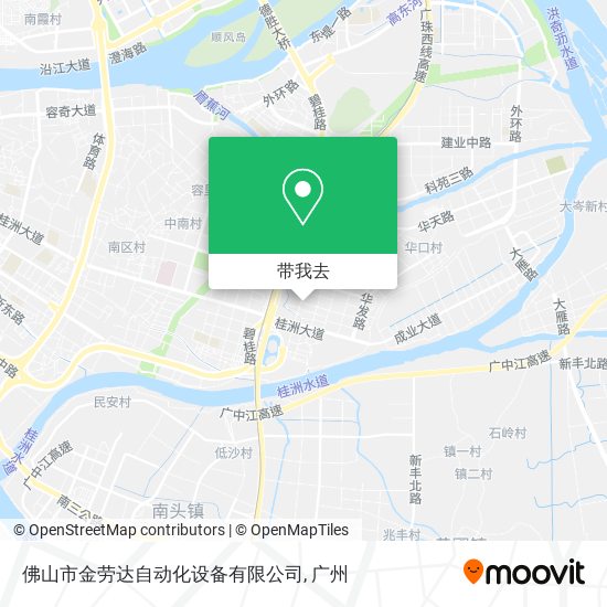 佛山市金劳达自动化设备有限公司地图