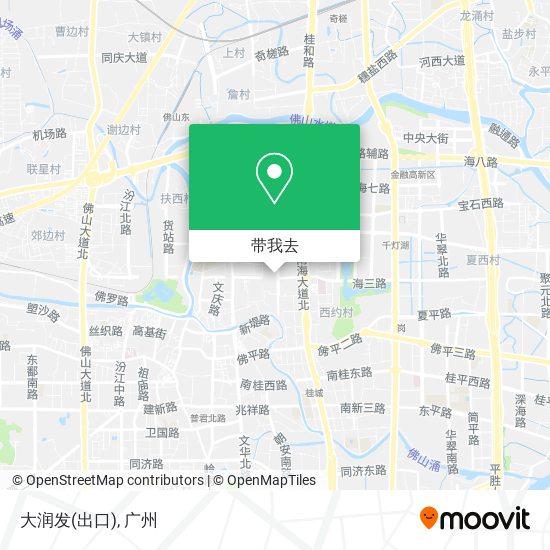 大润发(出口)地图