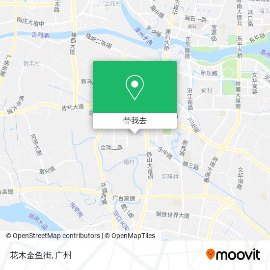 花木金鱼街地图