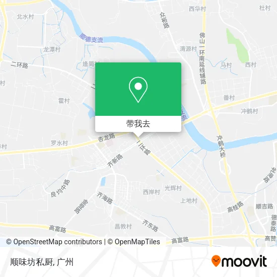 顺味坊私厨地图