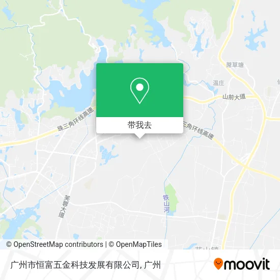 广州市恒富五金科技发展有限公司地图