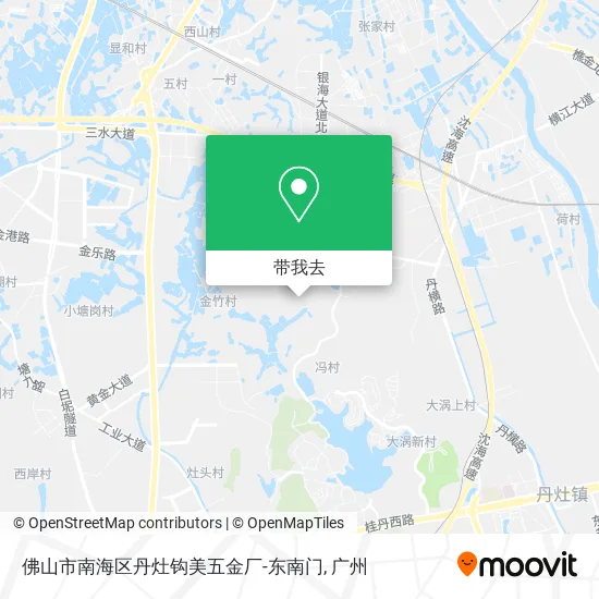 佛山市南海区丹灶钩美五金厂-东南门地图