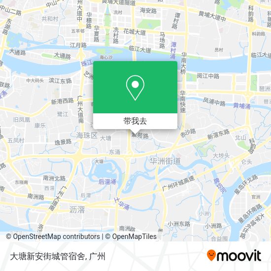 大塘新安街城管宿舍地图