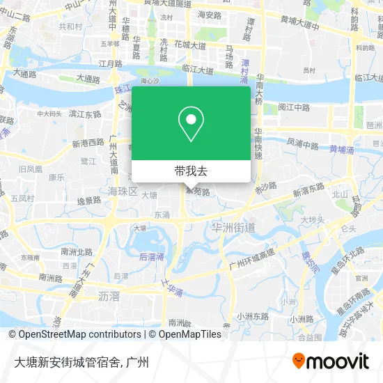 大塘新安街城管宿舍地图