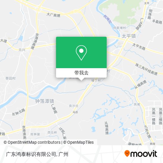 广东鸿泰标识有限公司地图