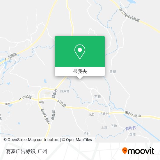 赛豪广告标识地图