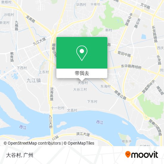 大谷村地图