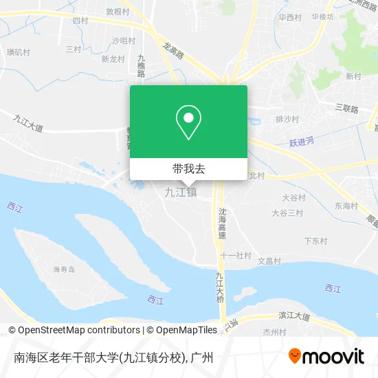 南海区老年干部大学(九江镇分校)地图