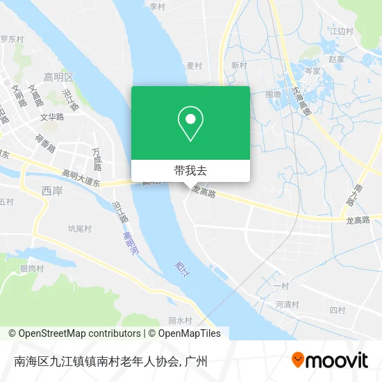 南海区九江镇镇南村老年人协会地图