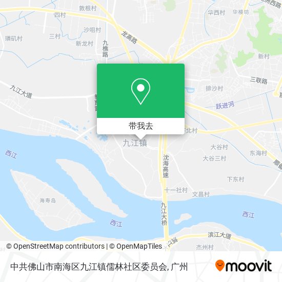 中共佛山市南海区九江镇儒林社区委员会地图