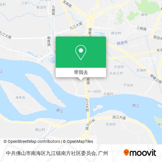 中共佛山市南海区九江镇南方社区委员会地图