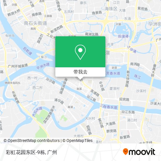 彩虹花园东区-9栋地图