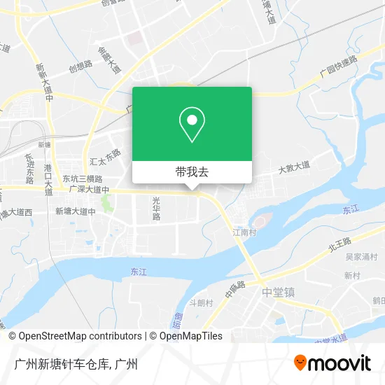 广州新塘针车仓库地图