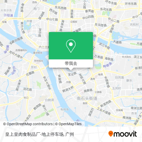 皇上皇肉食制品厂-地上停车场地图