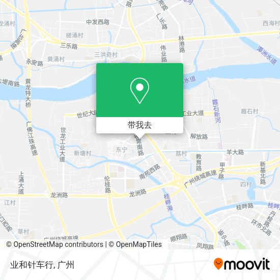 业和针车行地图