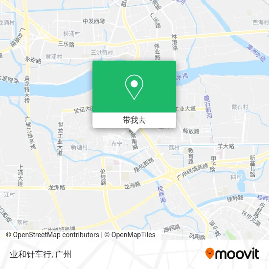 业和针车行地图