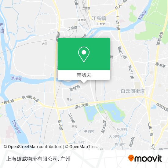上海雄威物流有限公司地图