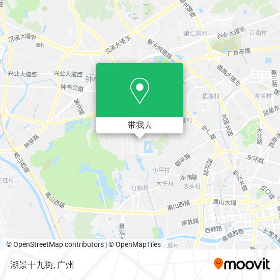 湖景十九街地图