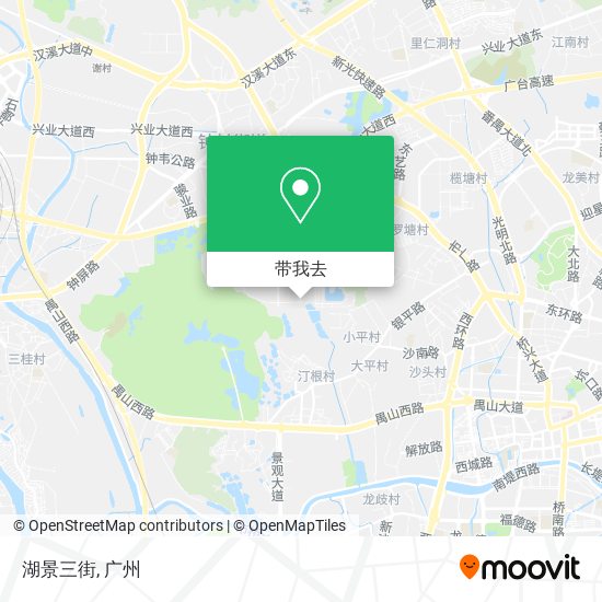 湖景三街地图