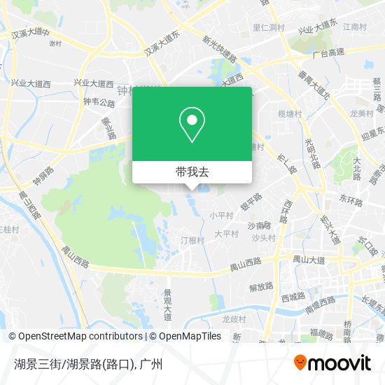 湖景三街/湖景路(路口)地图