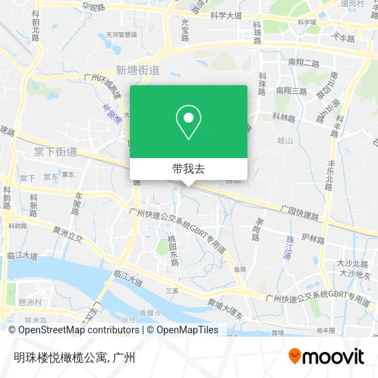 明珠楼悦橄榄公寓地图
