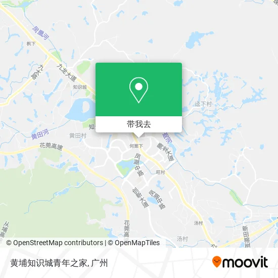 黄埔知识城青年之家地图