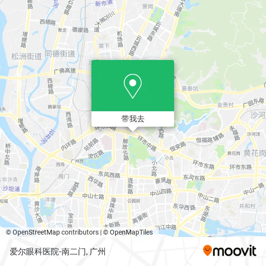 爱尔眼科医院-南二门地图