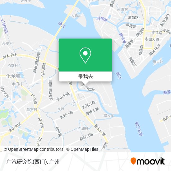 广汽研究院(西门)地图